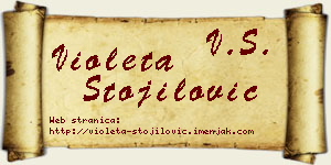 Violeta Stojilović vizit kartica